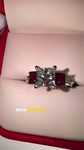 Can You Spot the Difference? Natural vs Lab Grown Diamond Ruby Ring Reveal💎