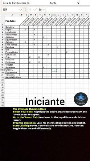 Add Interactive Checkboxes in Excel! ✅
