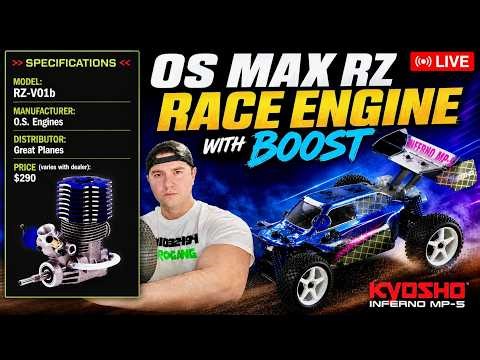 🛑OS MAX 21RZ-VO1 Engine with Boost Chamber LIVE with Hybrid32494 Fix Or Not?