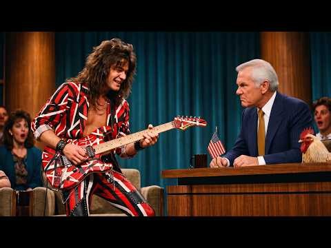 Eddie Van Halen Refused His Own Guitar on Live TV and What He Did Next Left Johnny Carson Speechless