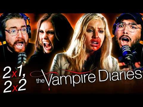 The Vampire Diaries 2x1 & 2x2 Reaction | "The Return" & "Brave New World"