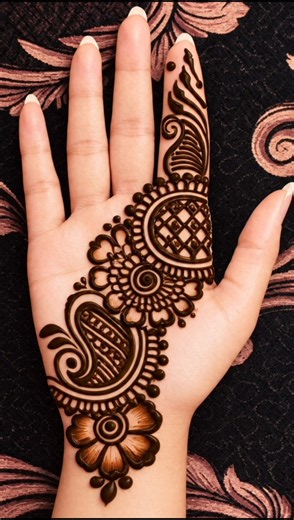 Navratri Mehndi Design♥ #shorts #viral #trendingshorts #mehndi #navratri