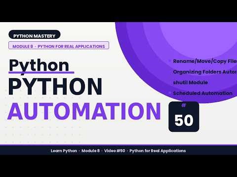 Python Automation Tutorial | Automate Files & Folders Using Python | HNM Technologies