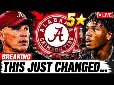 ALABAMA LANDING 5-STAR TALENT TO CAPTURE THE NATIONAL TITLE! ALABAMA FOOTBALL UPDATE