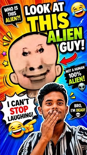 Luck At This Alien Guy! #comedy #entertainment #shorts #reels #funny #reelscomedy #bloopers