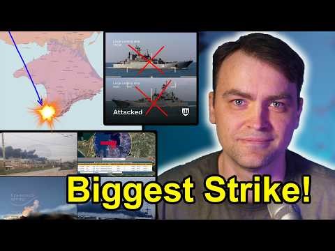 Update from Ukraine | This is Huge! Biggest Ukraine Strike on Crimea! Russian Ships Hit!