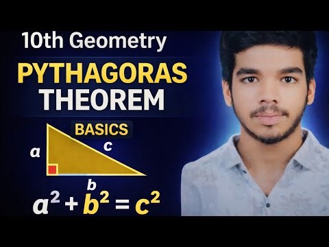 Class 10 Geometry | Chapter No 2 | Pythagoras Theorem | Basics | Lecture 1 | SSC Board |
