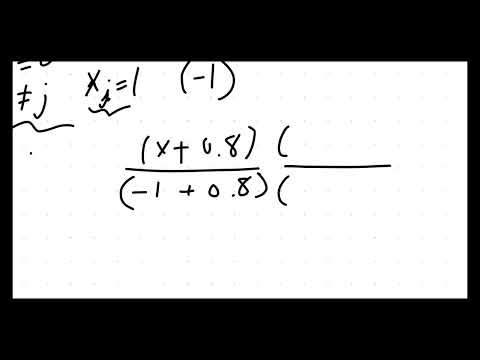 Session 14: Lagrange polynomial Using Parviz Moin Textbook