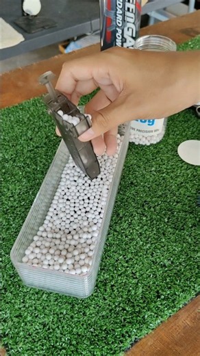 Balloon target shooting using Airsoft Gun