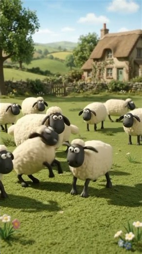 🐑😂 Shaun the Sheep's Funniest Farm Adventure! 🤣 #Shorts