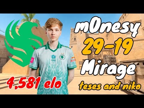 m0nesy (29-19) FACEIT 4581 ELO Match (Mirage) | 17 Jan 2026 | CS2 POV/DEMO ‬ #cs2 #m0nesy #csgo