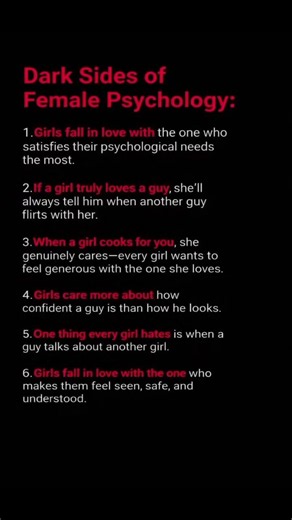 6 Female Psychology Facts every man should know