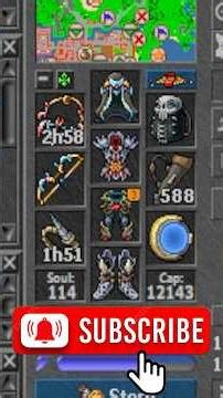 *NEW* Moonsilver Bow + Crossbow Weapon Stats (Tibia Test Server) #shorts