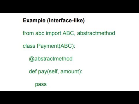 38.1 Interfaces (Python-style) Example