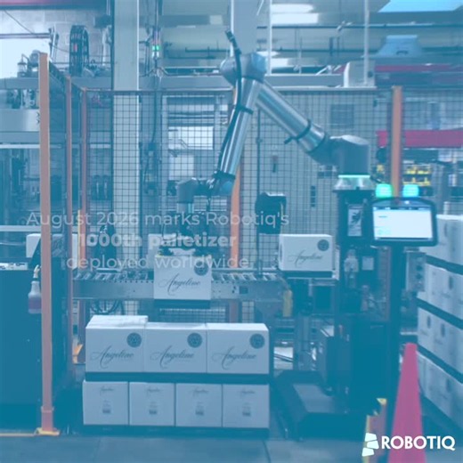 #automation #manufacturing #robotics #palletizing #cobots | Robotiq