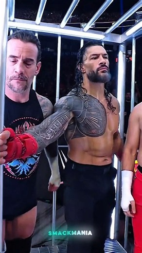 CM Punk Pushed Roman Reigns Out of the Way... Then The Bloodline Attacked in WWE