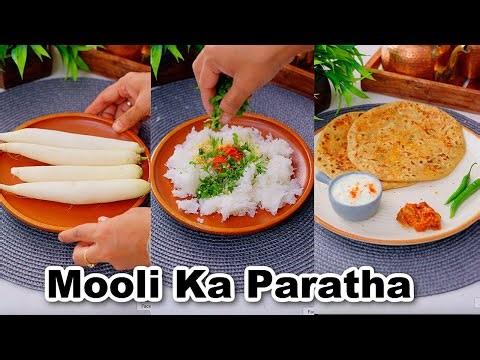 मूली का पराठा एक बार इस तरीके बना कर देखिये | Mooli ka Paratha Recipe | Mooli Paratha Kabitaskitchen