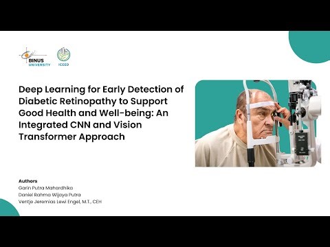 Deep Learning for Early Detection of Diabetic Retinopathy to Support Good Health and Well-being