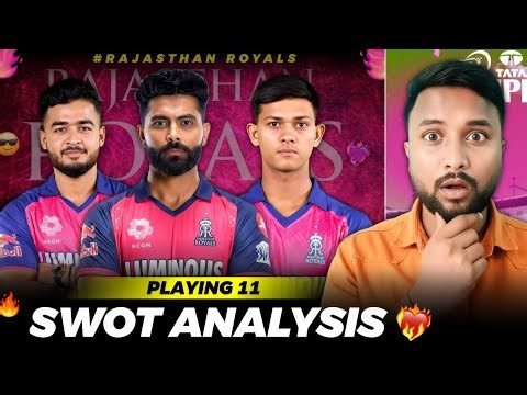 RAJASTHAN ROYALS IPL 2026 SWOT ANALYSIS 🔥 | PLAYING XI, STRENGTHS, WEAKNESSES & THREATS 🥵