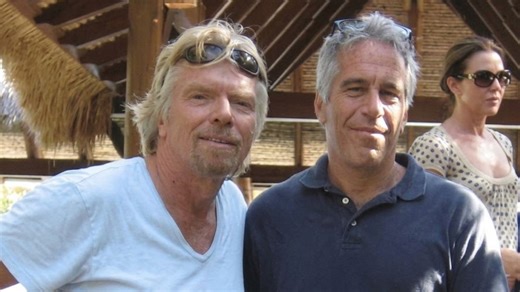 Richard Branson kept crossing the line on live TV - then Epstein photos resurfaced