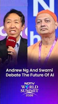 Swami Sarvapriyananda Questions AI Alignment, Andrew Ng Responds | NDTV World Summit 2026