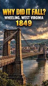 Why Did This Bridge Collapse? 🌉 | Wheeling Bridge History