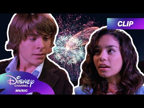 Troy & Gabriella Almost Kiss on New Year's Eve! ☺️ | High School Musical | ⁨@disneychannelmusic