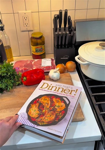Bone-In Pork Chops with Vinegar Peppers recipe