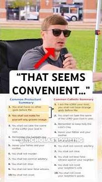 Catholic 10 Commandments Different?