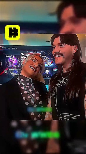 LIV MORGAN COQUETEANDO CON DOMINIK MYSTERIO 👻💕 #livmorgan #dominikmysterio #wwe #luchalibre #shorts