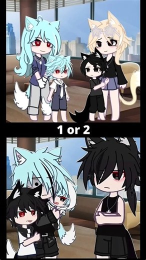 1 or 2? ib: sall.luvv0 & ryukaa_4u#gachaanimation #gacha #gachalife #gachaclub