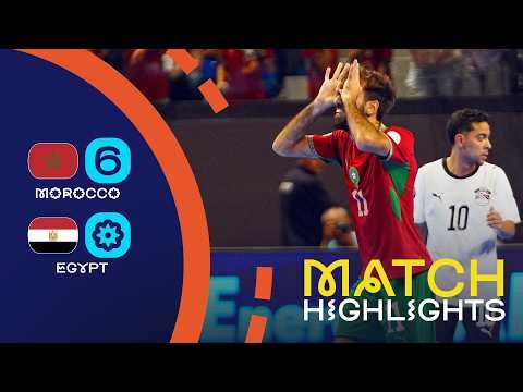 Morocco 6-0 Egypt | Match Highlights | Semi Final | TotalEnergies AFCON Futsal 2026