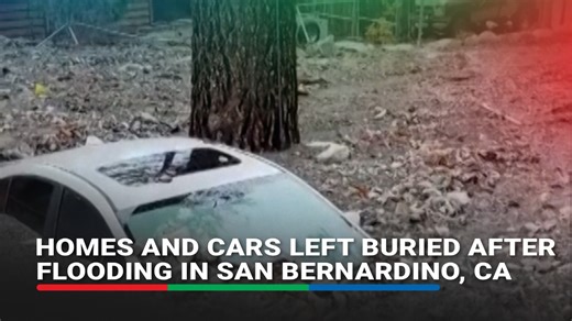 Homes and vehicles have been buried across San Bernardino County, California, as the region reels from severe storms and flooding. The county has been particularly hard-hit, with mud and debris inundating neighborhoods and damaging properties. Footage recorded on Thursday (December 25) showed cars and houses partially covered in thick layers of mud. Authorities have issued evacuation orders in several areas, with local officials assisting residents as they move to safer ground. (Production: Fern