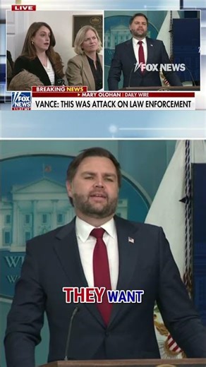 JD Vance TORCHES 'joke' Tim Walz after Minneapolis shooting comment #shorts #vance #politics #fox