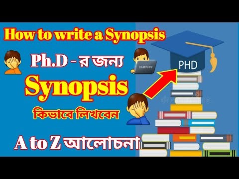 How to write phd synopsis | how to write synopsis for phd interview | how to write research proposal