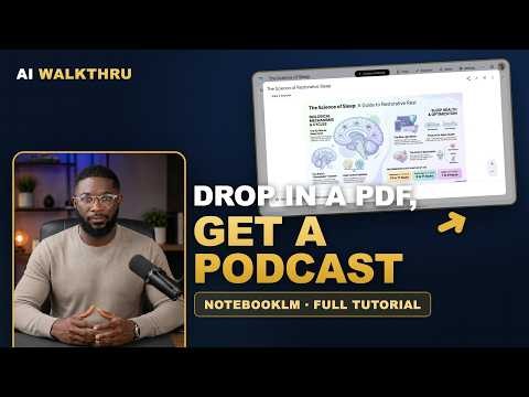 NotebookLM Full Tutorial (Gemini Notebook): Every Feature