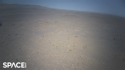 Time-lapse of Mars helicopter Ingenuity soaring during flight 62