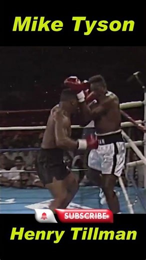 Mike Tyson Vs Henry Tillman Boxing Fight HighLight #boxingfight #boxingshorts #boxer #miketyson