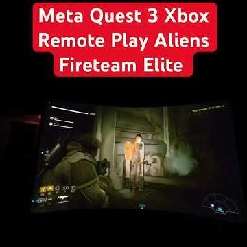 Meta Quest 3 VR Aliens Fireteam Elite Gameplay #metaquest3vr #aliensfireteam #xboxremoteplay