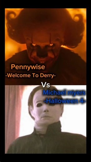 Pennywise (Welcome To Derry) vs Michael myers (Halloween 4) #vsbattle