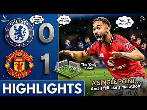 CHELSEA 0-1 MAN UTD! 🚨 Matheus Cunha Silences Stamford Bridge | Premier League Highlights
