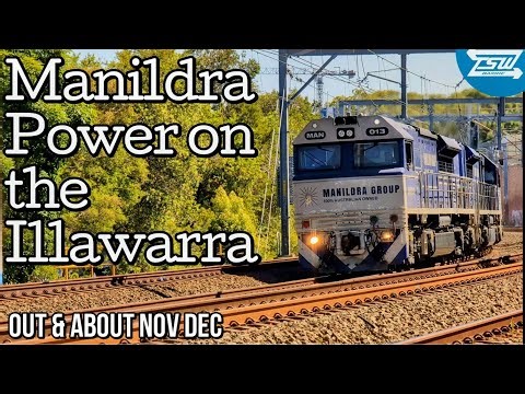 Manildra MAN Diesel Locomotives - Illawarra Freight Train Haulage