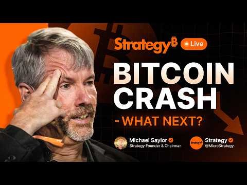 🚨 LIVE: Bitcoin Crash Ahead? Michael Saylor Reveals What's Next for BTC & MSTR