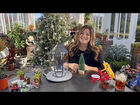 Terrarium Christmas Fairy Garden! 🎄🪴🧚‍♀️ // Garden Answer