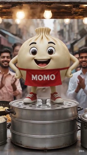 😋 आज मोमो ने सबको कराया स्वादिष्ट नाश्ता! 🤩 देखिए लोगों का मजेदार रिएक्शन | Funny AI Momo Video