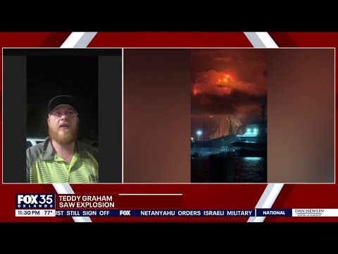 Witness describes Blue Origin rocket explosion