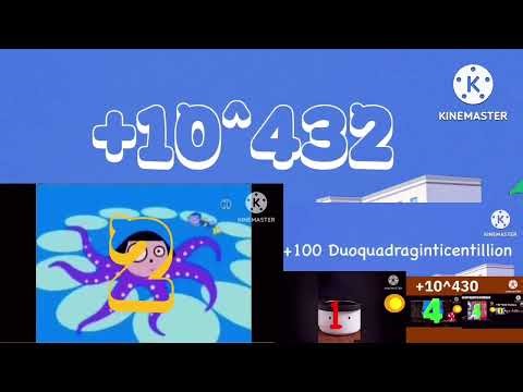 Number 0 to quattuorquadraginticentillion in cartoon