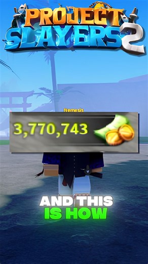 How To Get RICH Fast In Project Slayers 2! 💰 #projectslayers2 #roblox #robloxshorts