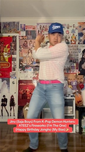 #Jinu (#SajaBoys) (#KPopDemonHunters): #ATEEZ’s #Fireworks (#ImTheOne) @ATEEZofficial #Cosplay #KPop