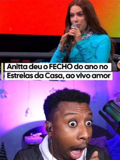 Anitta no Estrelas da Casa: fecho do ano e aula ao vivo